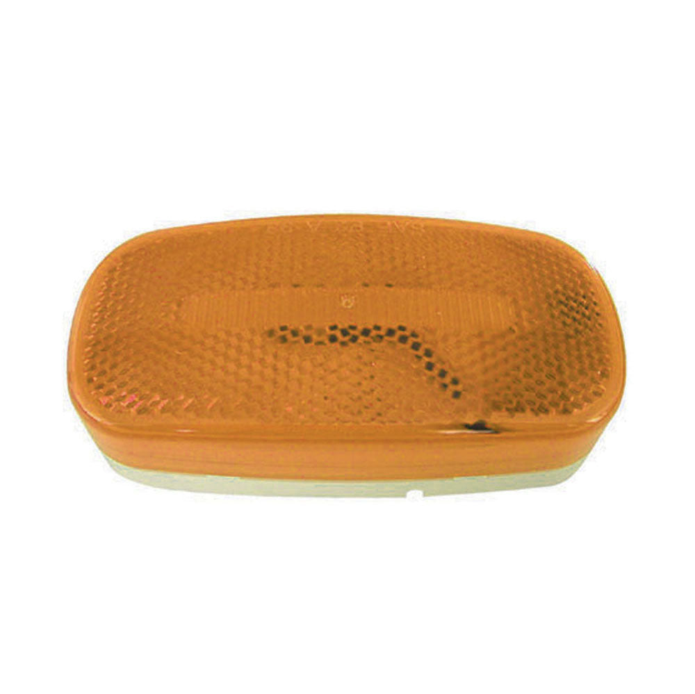 4-1/8 Inch x 2 Inch Oval 6 Led Clearance Marker Amber