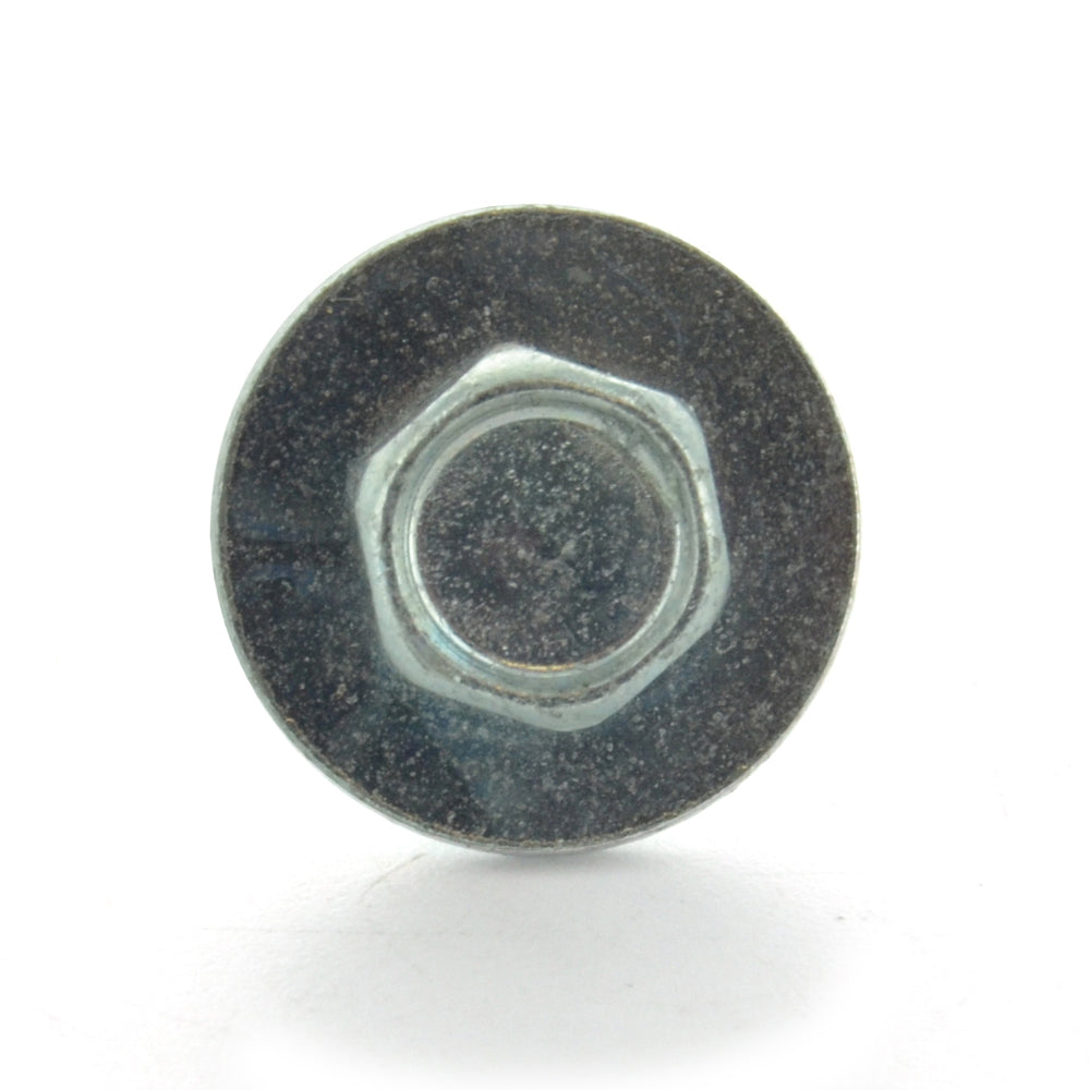 M8 x 19Mm Sheet Metal Screw Hex Washer Head Steel Zinc Plated