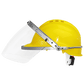 BullHead Safety Climbing Helmet/Hard Hat Face Shield - Clear (Shield Only)(Bracket 865.3.1207)