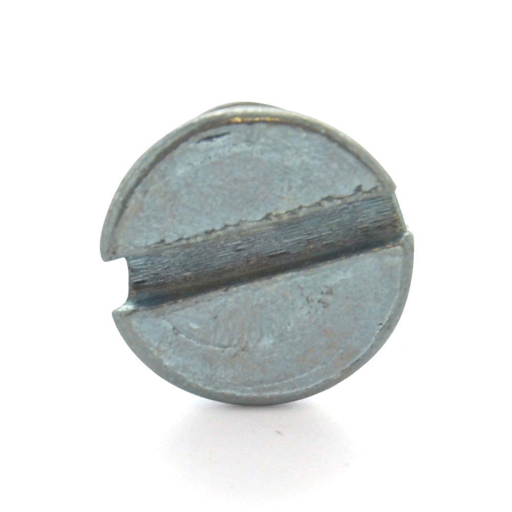 #10-32 x 2 Inch Fine Zinc Plated Steel Slotted Drive Flat Countersunk Head Machine Screw