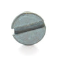 #10-32 x 1-1/2 Inch Fine Zinc Plated Steel Slotted Drive Flat Countersunk Head Machine Screw