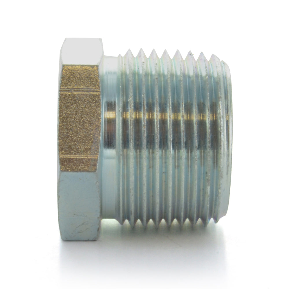 3/8" X 1/4" Schedule 40  Male NPT X Female NPT Galvanized Welded Malleable Iron Hex Bushing USA