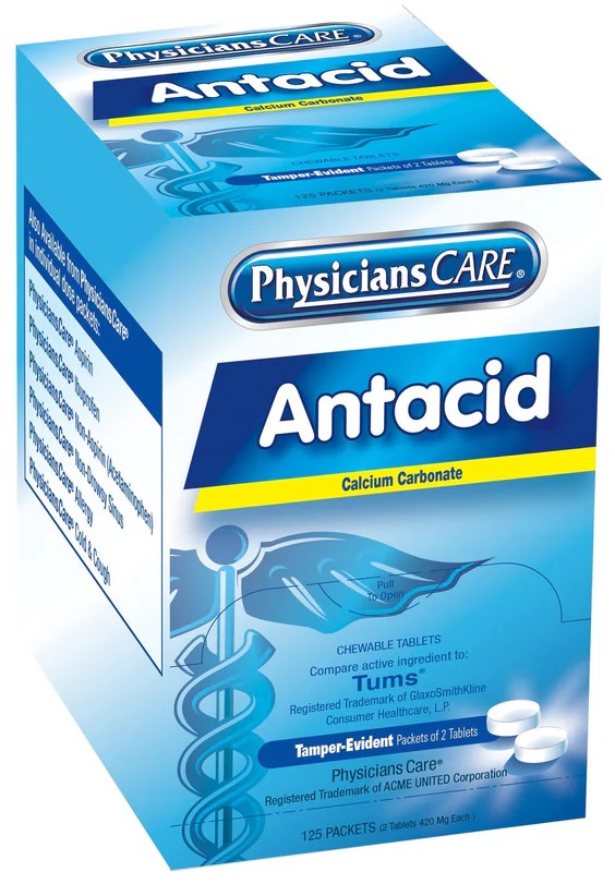 Antacid Tablets - 250 Box