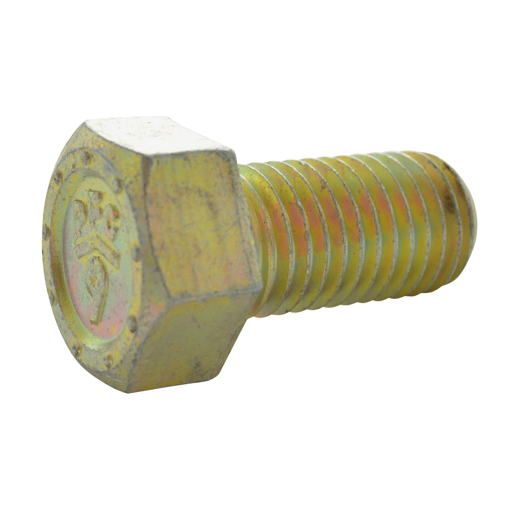 3/4-10 x 1-1/2 Inch Coarse Yellow Zinc L9 Steel Hex Head Cap Screw Usa