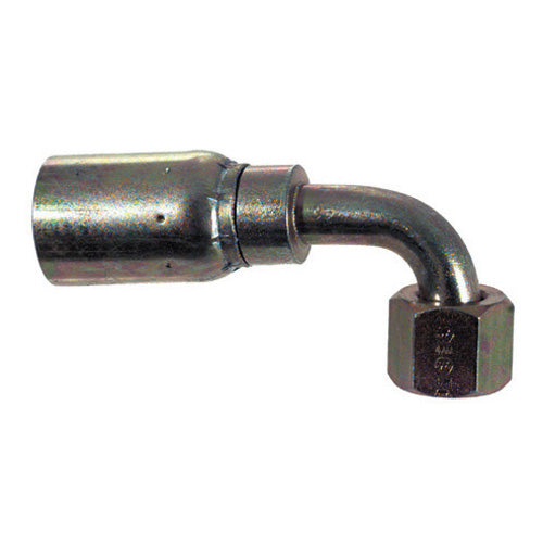 Female JIC Swivel 90 Elbow 1/4 Inch Hose X 5/16 Inch Tube