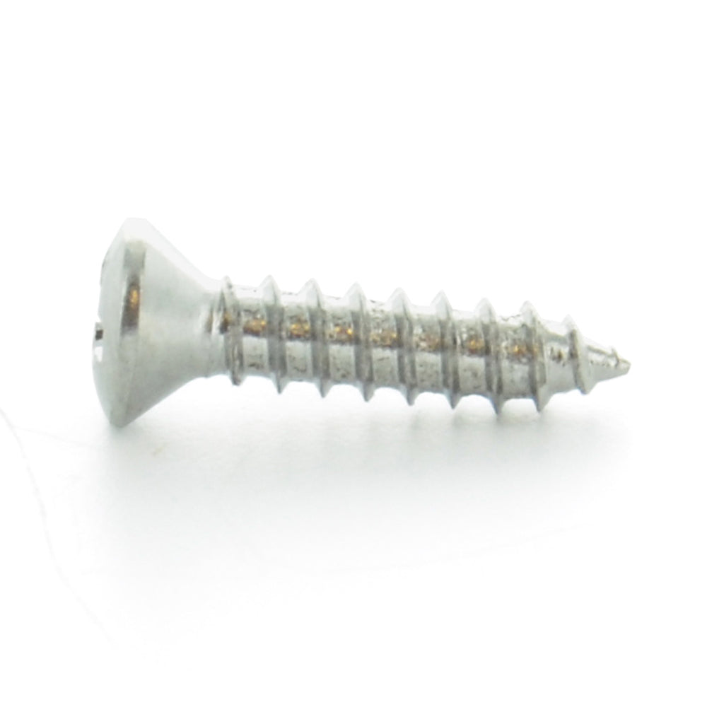#8 x 1-1/2 Inch Chrome Alloy Steel Oval Head Type-Ab Self-Tapping Sheet Metal Screw