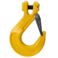 3/8 Inch Grade 80 Forged Alloy Steel Clevis Slip Hook - Red