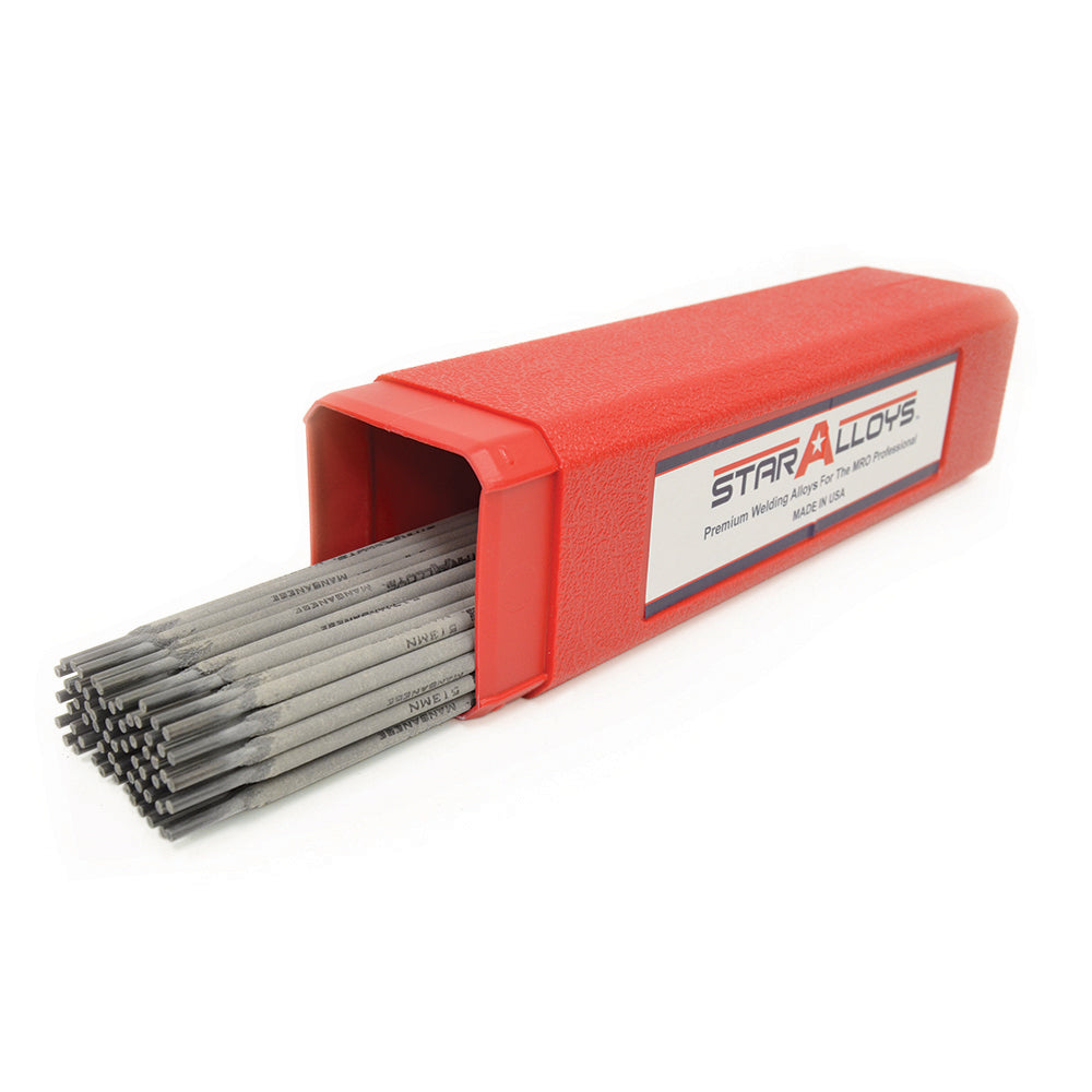 Star Alloys 1/8 Inch x 14 Inch 513Mn Manganese Electrode - 10 Lb