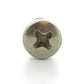 M6 x 1 x 40 mm Coarse Plain 18-8 (A2) Stainless Steel Phillips Drive Pan Head Machine Screw