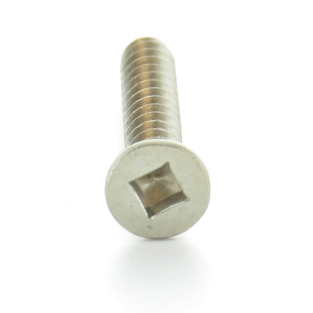 #6 x 3/4 Inch Plain 18-8 (A2) Stainless Steel Flat - Countersunk Head Type-Ab Self-Tapping Sheet Metal Screw