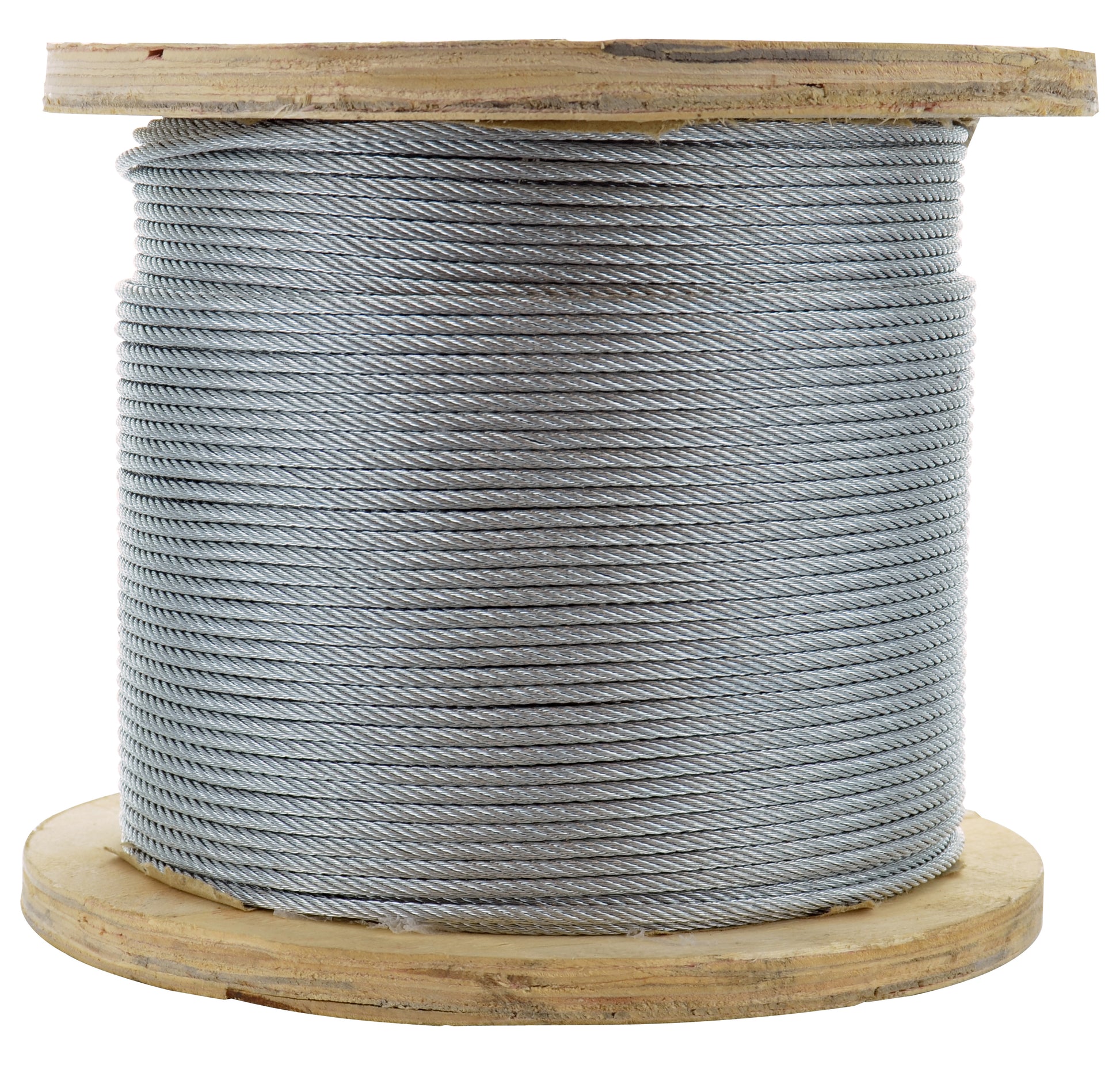 1/8 Inch x 250 ft 7X7 Strands 1700 Lb High Carbon Steel Galvanized Aircraft Cable