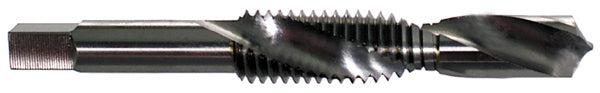 1/2-13 Hex Shank 118 Degree Split Point Black and Gold Combination Drill and Tap