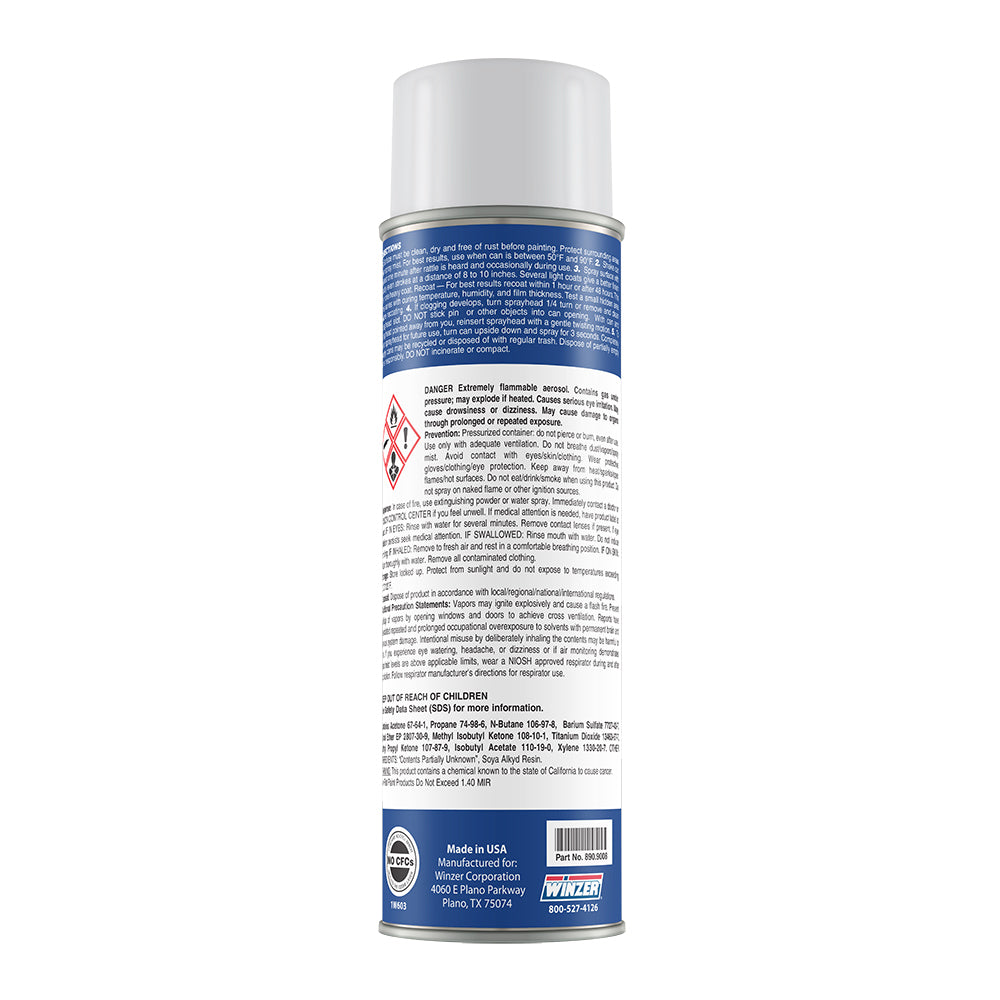 High Solids Gloss Light Machinery Gray Spray Paint  - 16 oz Net Wt