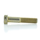 Grade 8 Hex Cap Screw Zinc Yellow Hole Through Head - Clearance