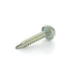 #10-16 x 1 Inch Slotted Hex Washer Head Drill Point Tek Zinc