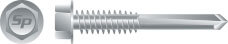 12-24x2" Indented Hex Washer Head Self Drilling Screw Coated