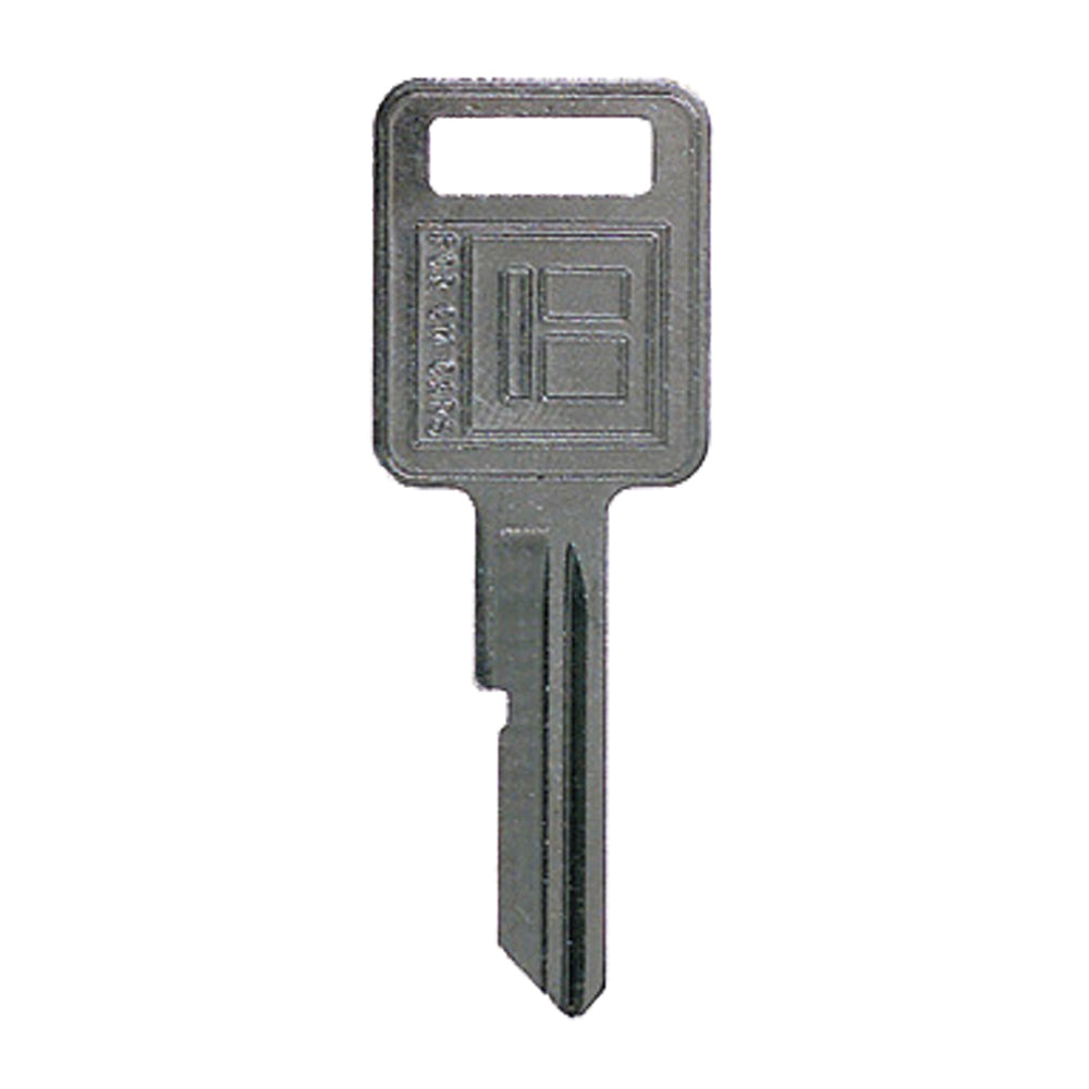 Metal Key Blank With Letter E - GM B44 - Clearance