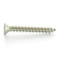 #8-15 x 3/8 Inch Plain 18-8 (A2) Stainless Steel Flat - Countersunk Head Type-A Self-Tapping Sheet Metal Screw