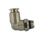 M10 Tube x 1/2 Inch Pipe Male Swivel Elbow - Universal Thread