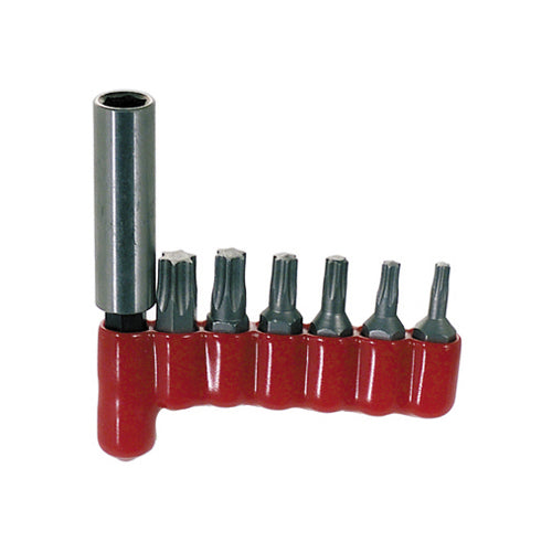1/4 Inch Hex Shank Torx Bit Set With Holder