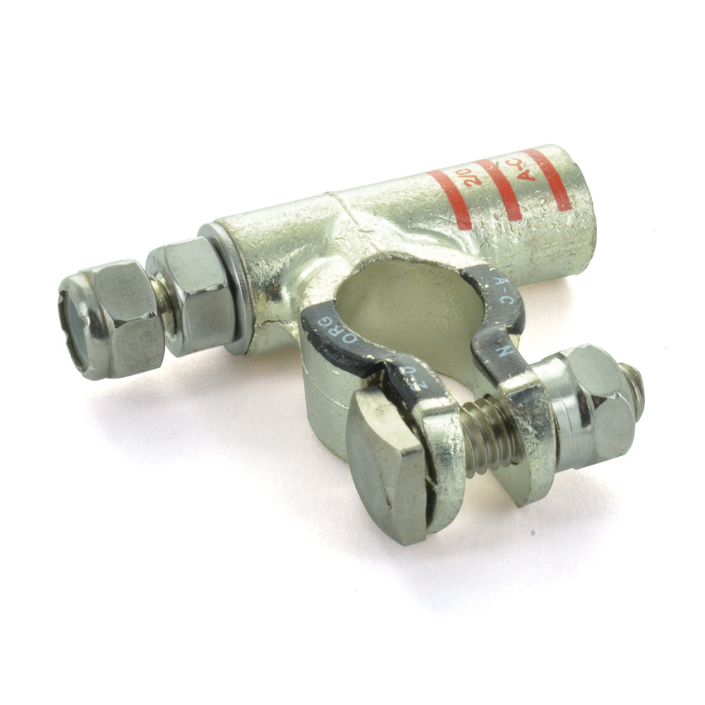 Negative Pure Copper Add-On Battery Terminal 2/0