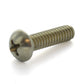 #6-32 x 1/2 Inch Coarse Plain 18-8 (A2) Stainless Steel #2 Phillips Drive Round Head Machine Screw