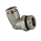 M10 Tube x 1/2 Inch Pipe Male Swivel Elbow - Universal Thread