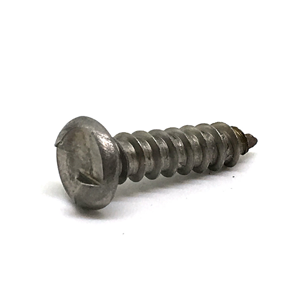 #6 x 1 Inch Stainless Steel One-Way Round Head Sheet Metal Screw