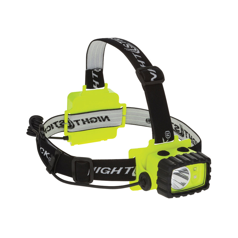 Nightstick Intrinsically Safe Dual-Function White/Green LED Floodlight Headlamp - Safety LED Light
