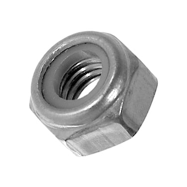 M8 x 1.25 Coarse Din 985 18-8 (A2) Stainless Steel Nylon Insert Lock Nut