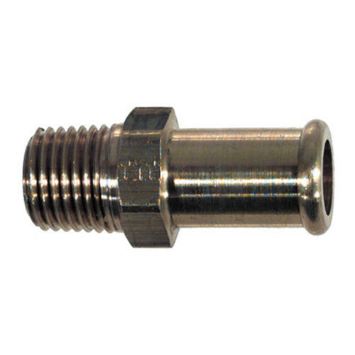 5/8 Inch x 3/8 Inch Hose Barb to Male Pipe Connector Brass Fuel Hose - Single Barb