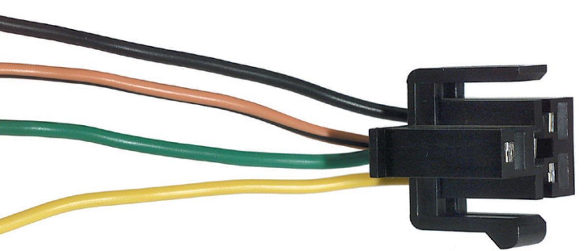 AC Blower Motor Resistor Assembly Harness Connector With 8 Inch Leads - Ford Cars and Trucks 1981 - On