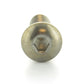 M6 x 1 x 12 mm Coarse Plain 18-8 (A2) Stainless Steel Iso 7380-1 Button Head Socket Cap Screw