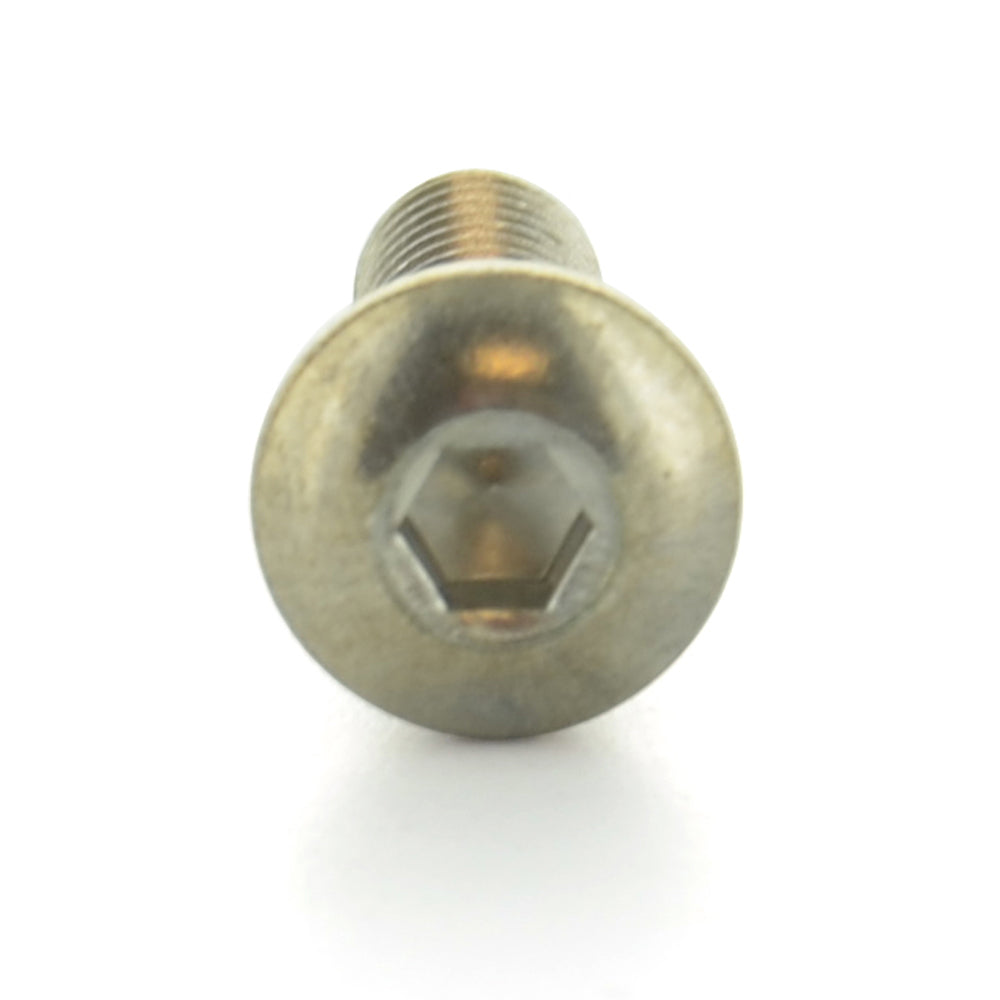 M6 x 1 x 50 mm Coarse Plain 18-8 (A2) Stainless Steel Iso 7380-1 Button Head Socket Cap Screw