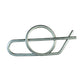2.081 Inch Locking Cotter Pin Fits Shaft 3/4 Inch Regular Zinc Coated Ring Clip