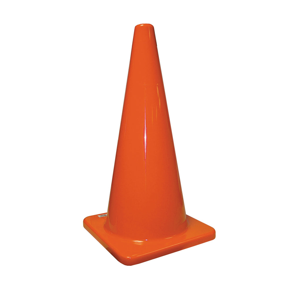 18" Safety Cone Red Orange