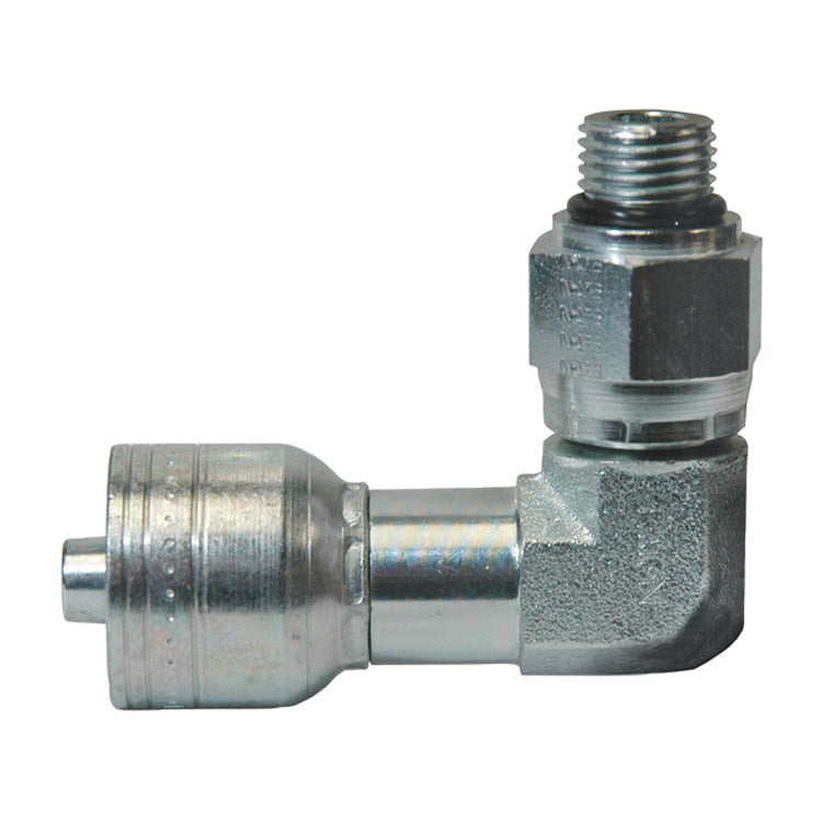 3/8 x 5/8 Male Straight Thread O-Ring Swivel 90° Elbow (Includes O-Ring) (06Z-R70)
