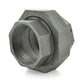 3/8" Schedule 40 Female NPT Black Malleable Iron Ground Joint Union