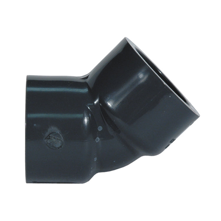 3/4 Inch Fipt Sch 80 Dark Gray Pvc 45 Degree Elbow