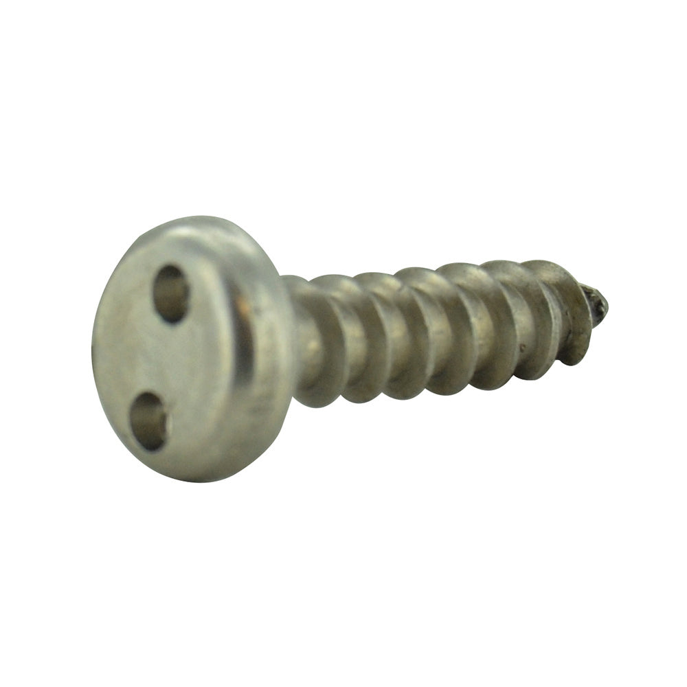 #10 x 3/4 Inch Stainless Steel Spanner Pan Head Tamper Resistant Sheet Metal Screw