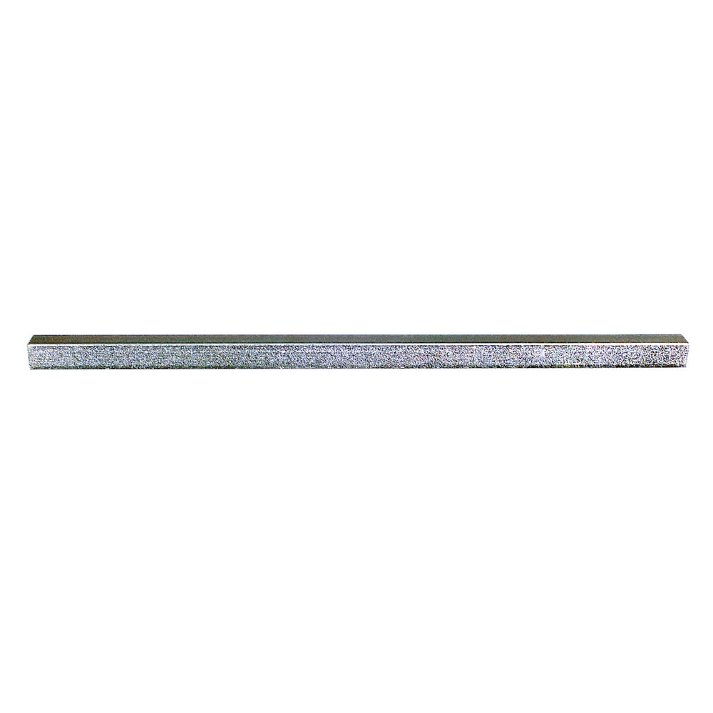 7/8 Inch x 7/8 Inch x 12 Inch Zinc Clear Cold Finished Carbon Steel Undersize Square Keystock