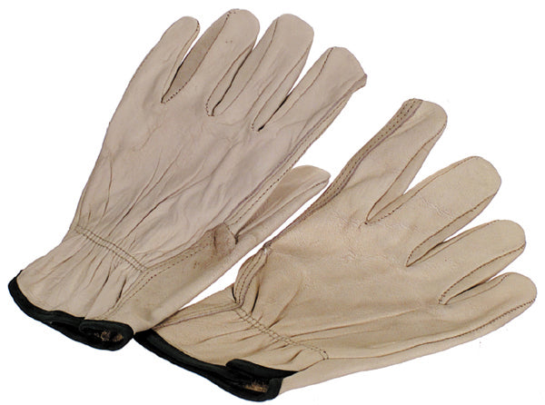 Large Red 100% Cowhide Leather B Grade Unlined Driver Glove
