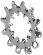 1/4 Inch Zinc Steel Internal & External Tooth Lock Washer