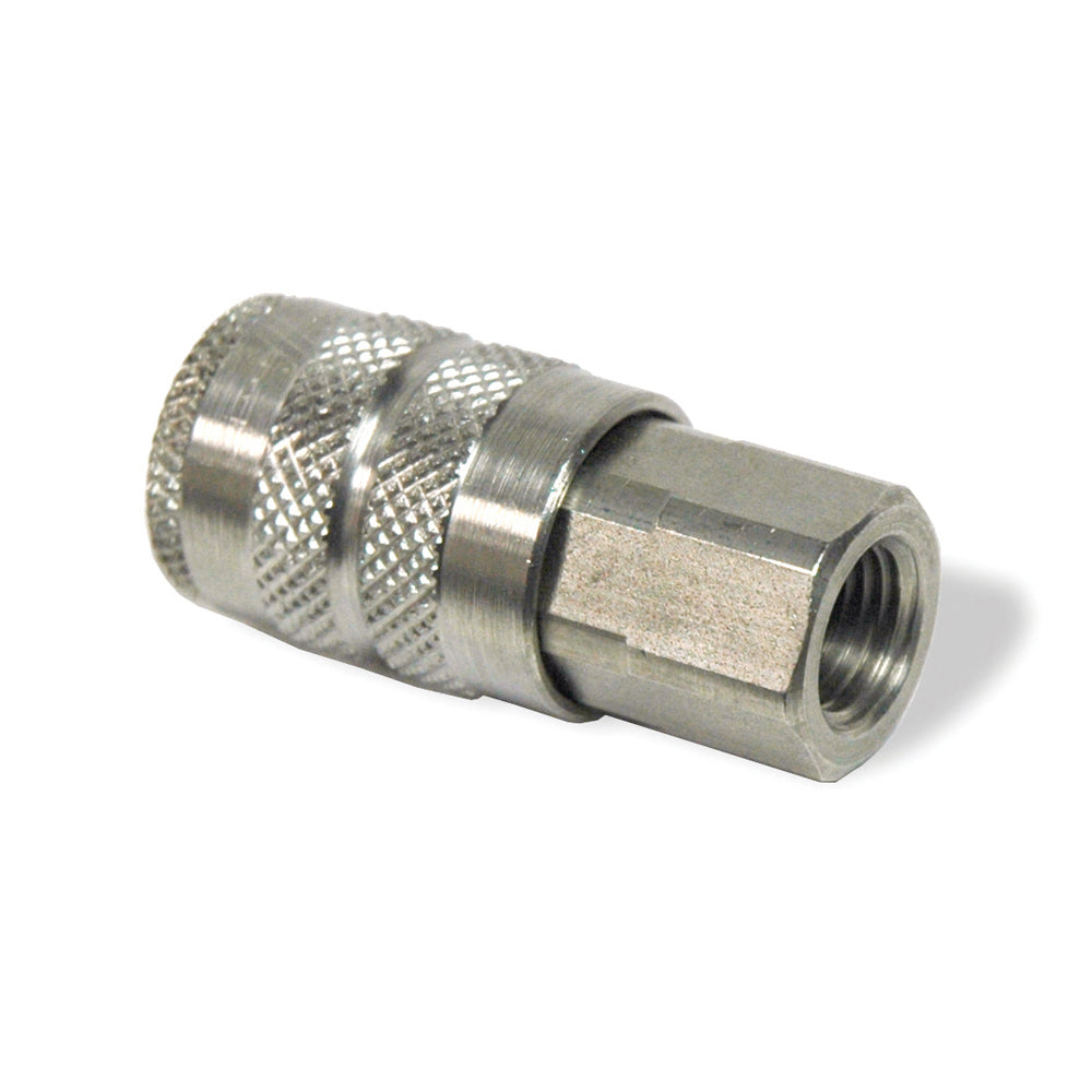 1/4 Inch Basic Size Industrial Interchange Coupler Female 1/4 Inch Npt Stainless Steel