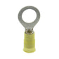 12-10 Gauge Ring Terminal 3/8" Stud Nylon Insulated Yellow
