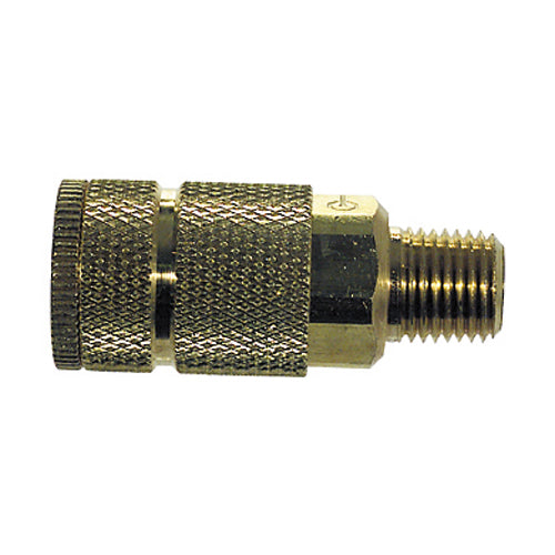 1/4 Inch Basic Size Automotive / Tru-Flate Interchange Coupler Male 1/4 Inch Npt