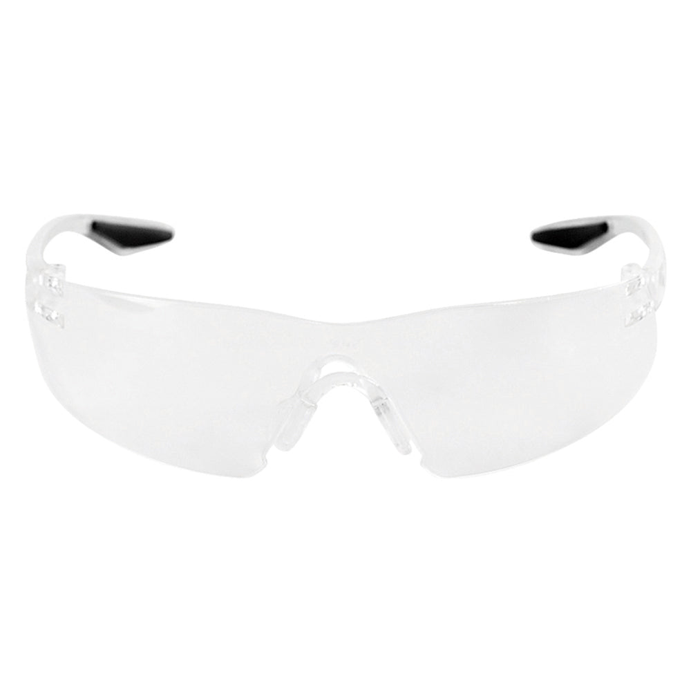 Discus Clear Anti-Fog Lens, Frosted Clear Frame Safety Glasses