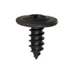 M4.2 x 10 mm Black Phillips Pozi Drive Flat Top Washer Head Tapping Screw