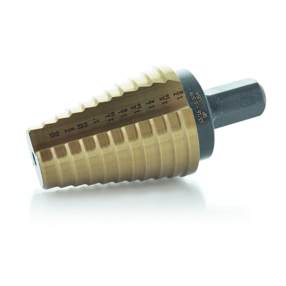 13/16" To 1-3/8" Step Drill Special Moly Alloy Steel