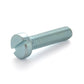 M5 x 0.8 x 20 mm Coarse Class 4.8 Zinc Plated Steel Slotted Drive Cheese Head Machine Screw